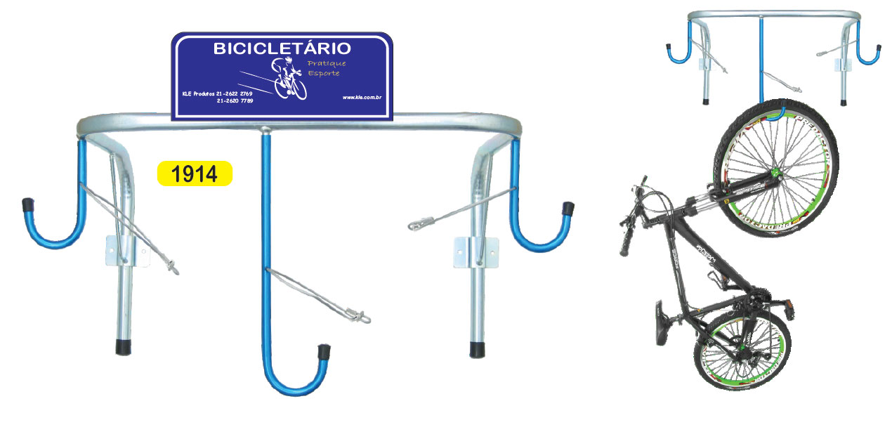 Vertical para 3 bicicletas